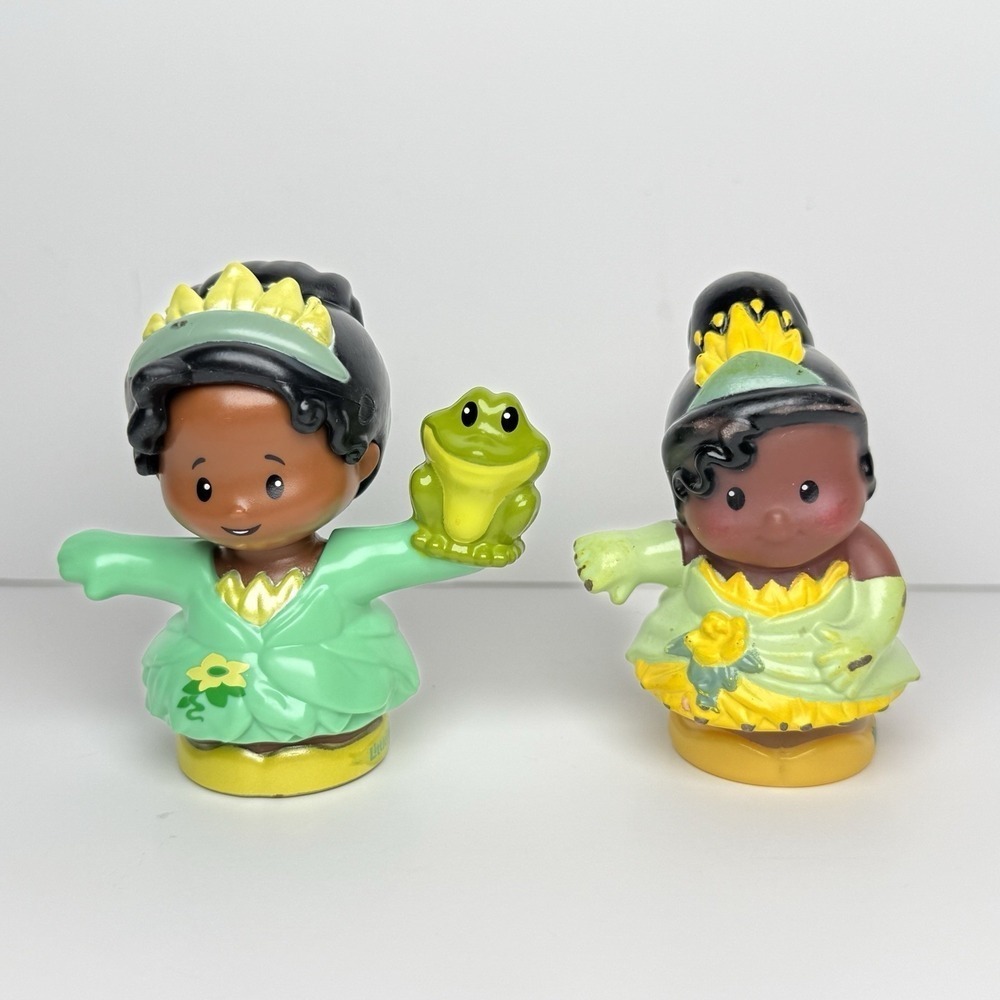 Fisher Price Little People Figure Toy Tiana Frog Princess Prince Naveen Disney